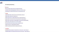 Desktop Screenshot of citi-creditcards.bridgetrack.com