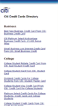 Mobile Screenshot of citi-creditcards.bridgetrack.com