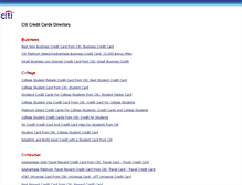 Tablet Screenshot of citi-creditcards.bridgetrack.com